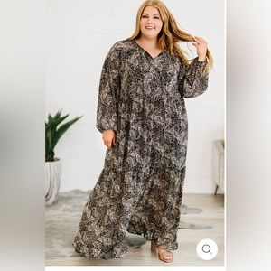 Long sleeve maxi dress - Women’s 3XL